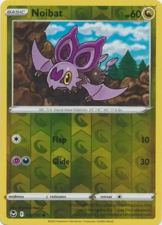 Noibat, catalogue front