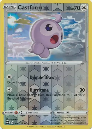 Castform, catalogue front