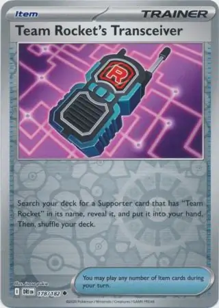 Team Rocket's Transceiver, catalogue front