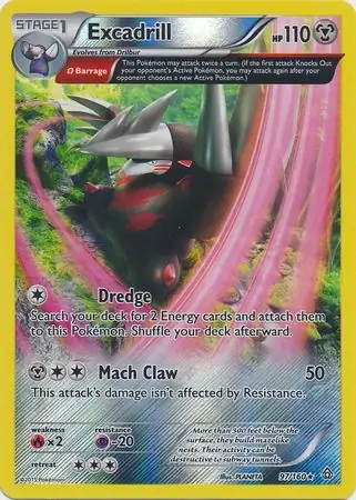Excadrill, catalogue front