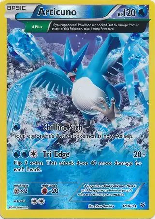 Articuno, catalogue front