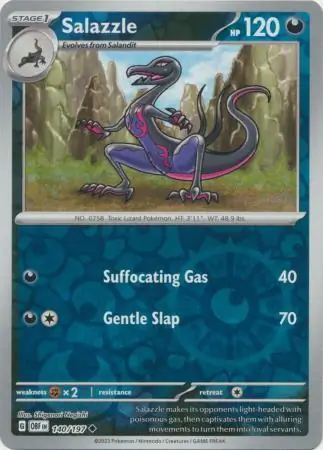 Salazzle, catalogue front