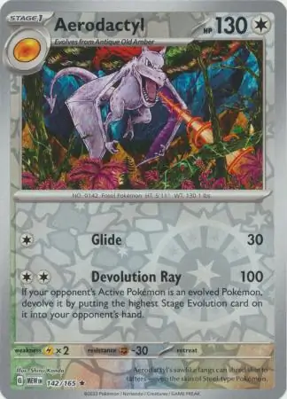 Aerodactyl, catalogue front