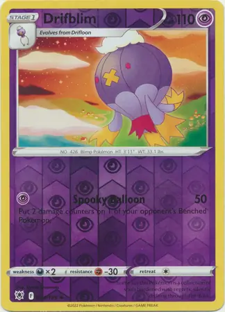 Drifblim, catalogue front