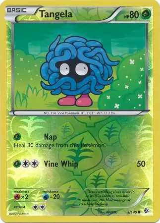Tangela, catalogue front