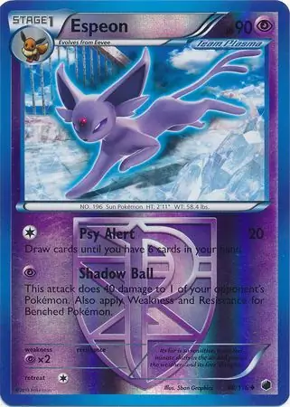 Espeon, catalogue front