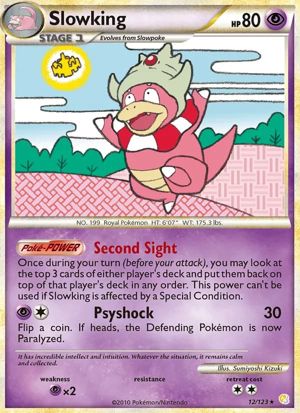 Slowking, catalogue front