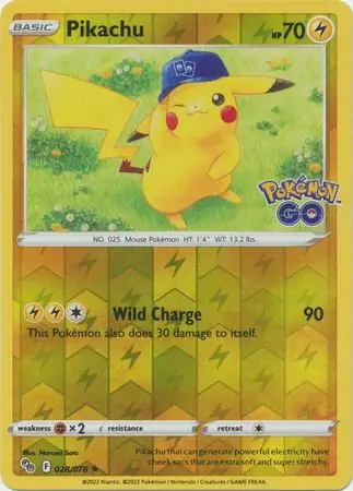 Pikachu, catalogue front