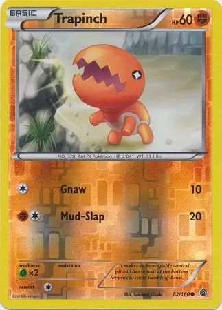 Trapinch, catalogue front