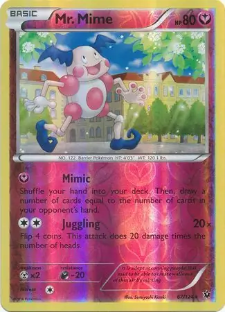 Mr. Mime, catalogue front