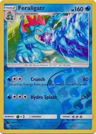 Feraligatr, catalogue front