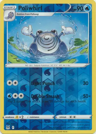Poliwhirl, catalogue front