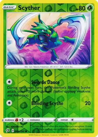 Scyther, catalogue front