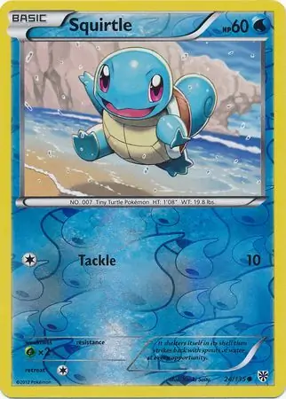 Squirtle, catalogue front