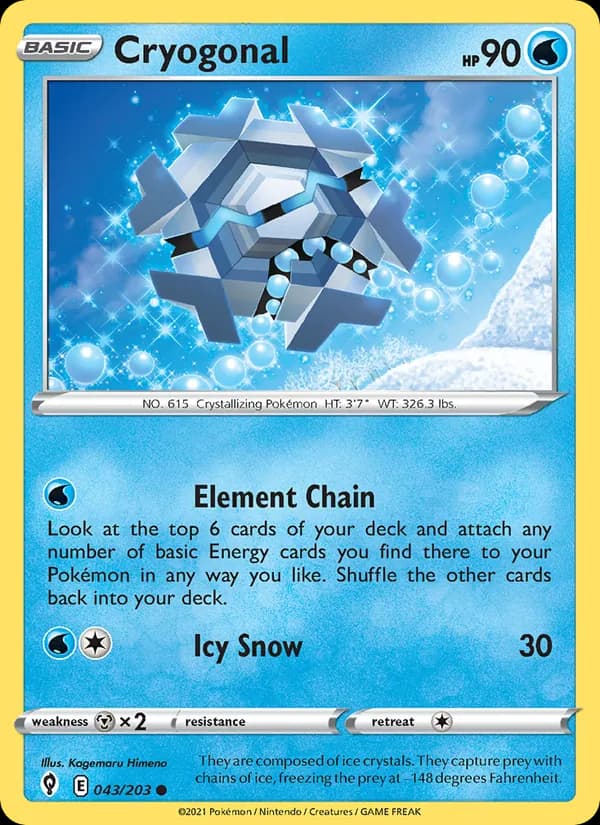 Cryogonal, catalogue front