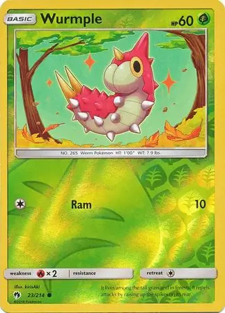 Wurmple, catalogue front