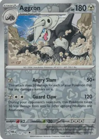 Aggron, catalogue front