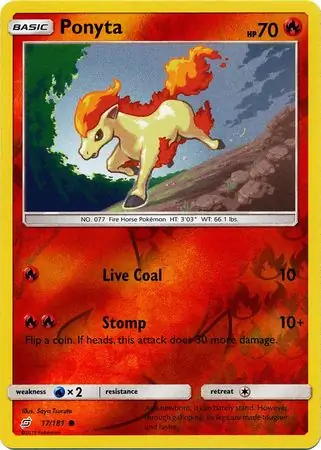 Ponyta, catalogue front