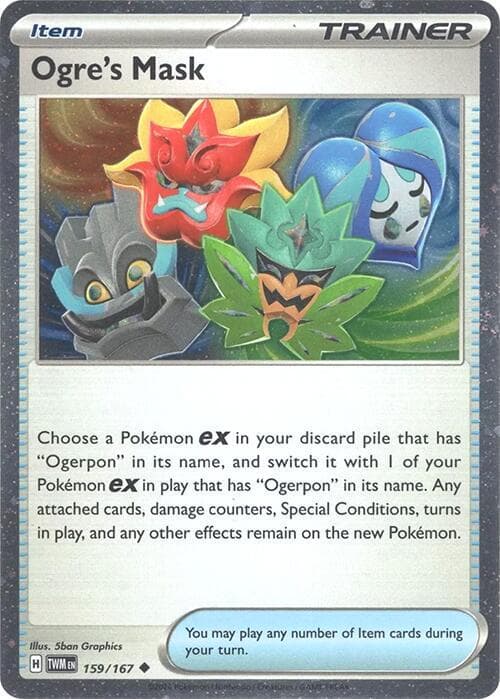 Ogre's Mask, catalogue front