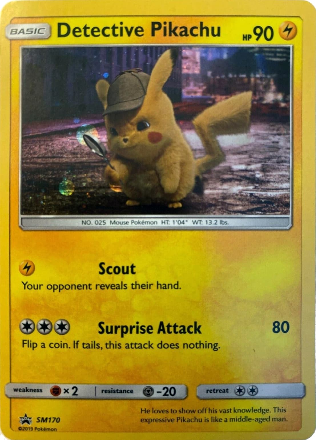 Detective Pikachu, catalogue front