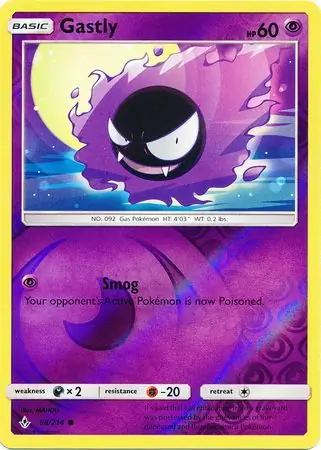 Gastly, catalogue front