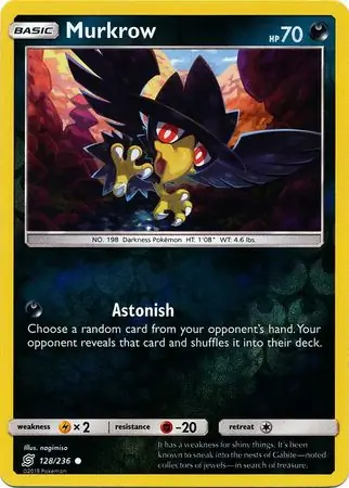 Murkrow, catalogue front