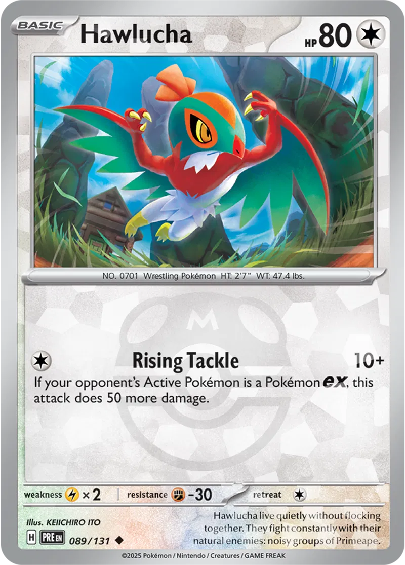 Hawlucha, catalogue front