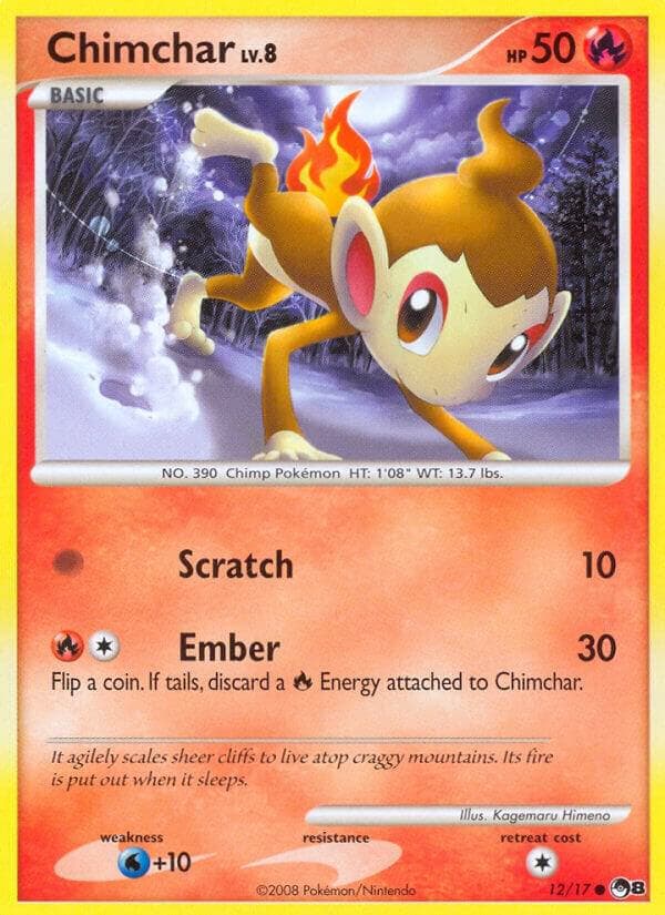 Chimchar, catalogue front