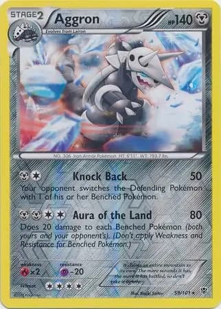 Aggron, catalogue front