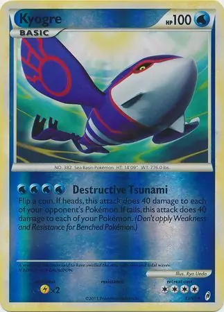 Kyogre, catalogue front