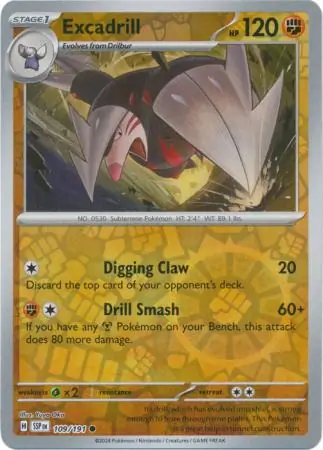 Excadrill, catalogue front