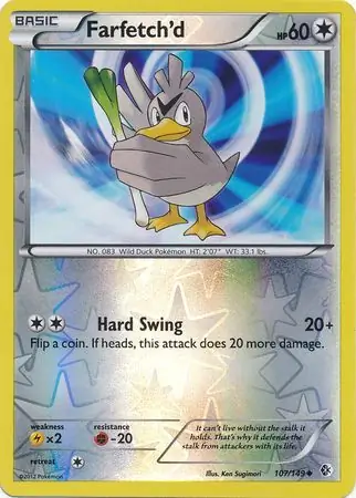 Farfetch’d, catalogue front