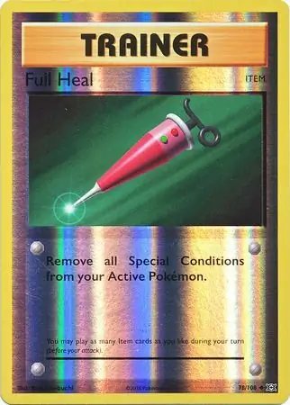 Full Heal, catalogue front
