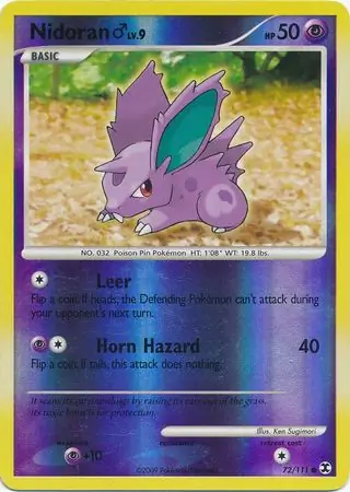 Nidoran ♂, catalogue front