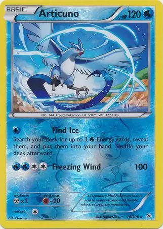 Articuno, catalogue front