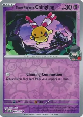 Team Rocket's Chingling, catalogue front