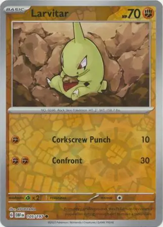 Larvitar, catalogue front