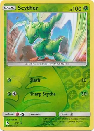 Scyther, catalogue front
