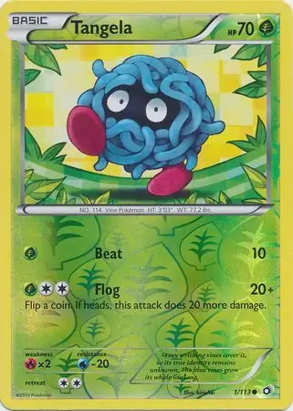 Tangela, catalogue front