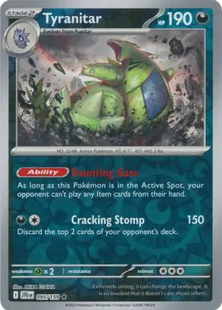Tyranitar, catalogue front
