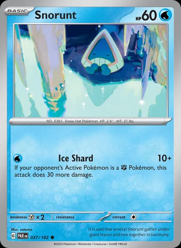 Snorunt, catalogue front