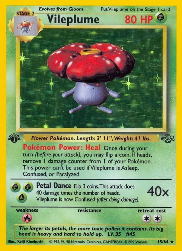 Vileplume, catalogue front