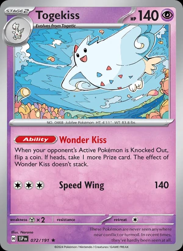 Togekiss, catalogue front