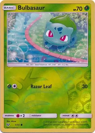 Bulbasaur, catalogue front