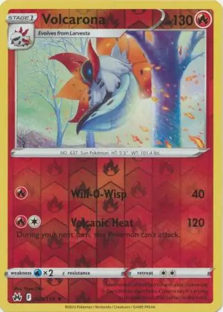 Volcarona, catalogue front