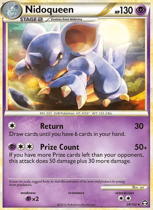 Nidoqueen, catalogue front