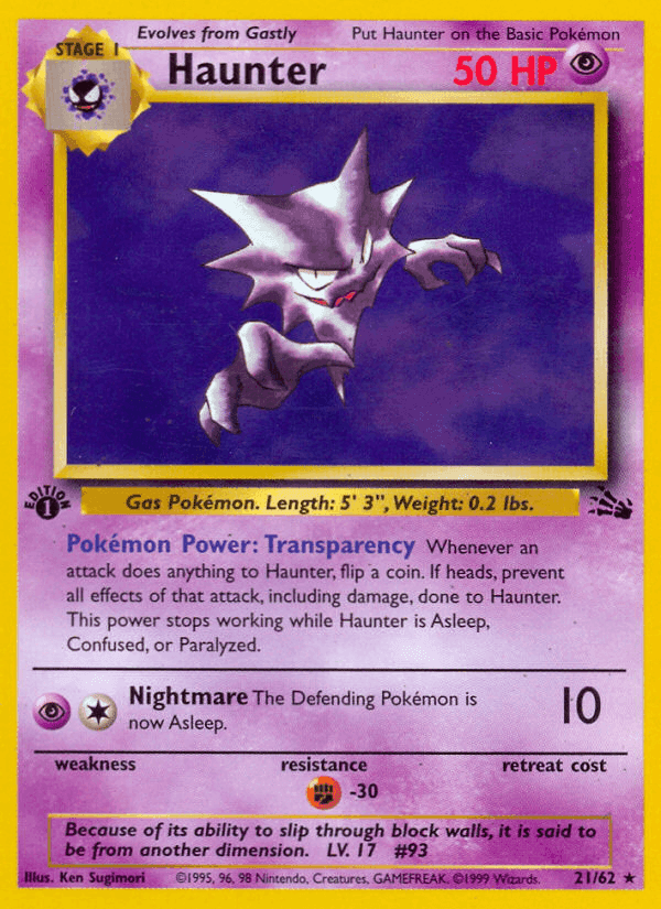 Haunter, catalogue front