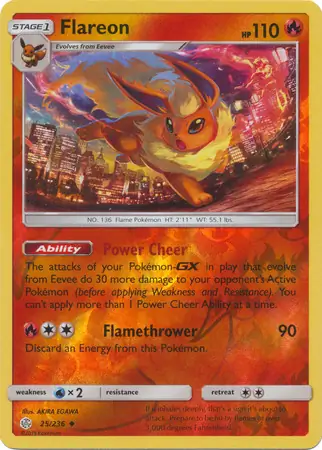 Flareon, catalogue front
