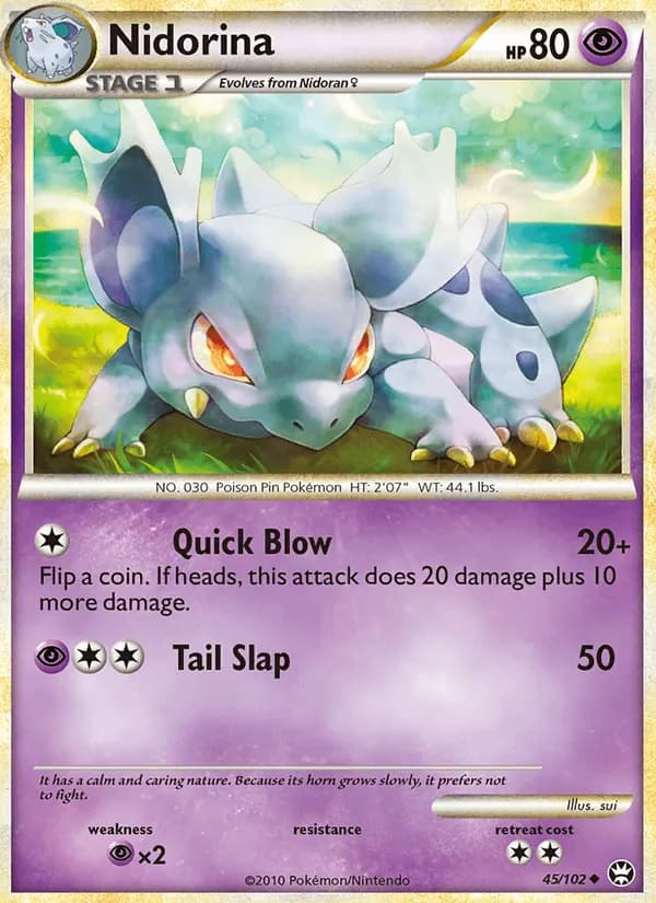 Nidorina, catalogue front