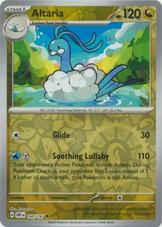Altaria, catalogue front